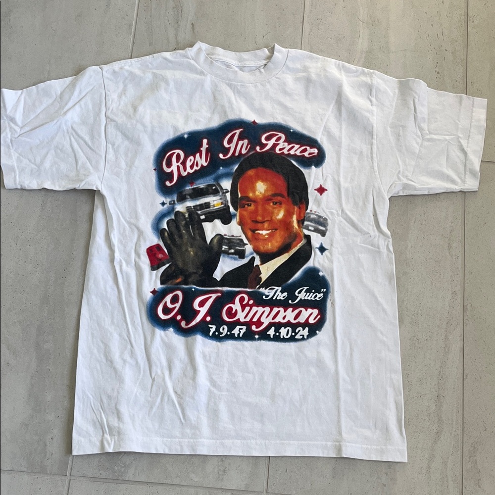 White Graphic Men's T-Shirt